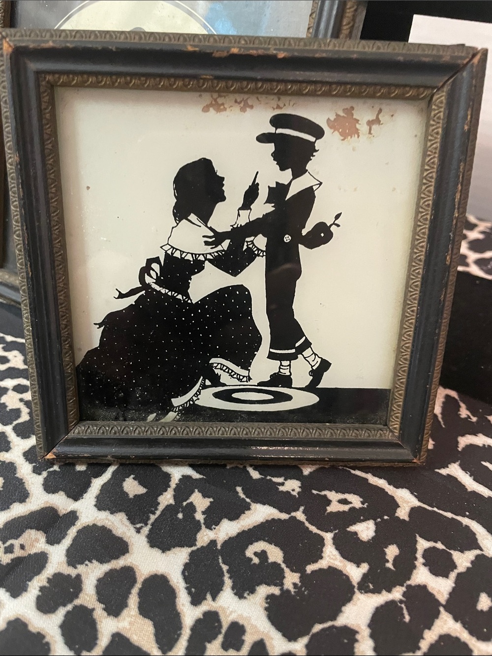Set of 2 Black & Cream Silhouette Framed Wall Art - Picture 5 of 9